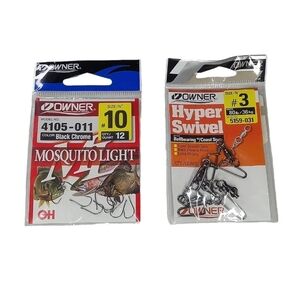 Fishing hooks and Swivel set